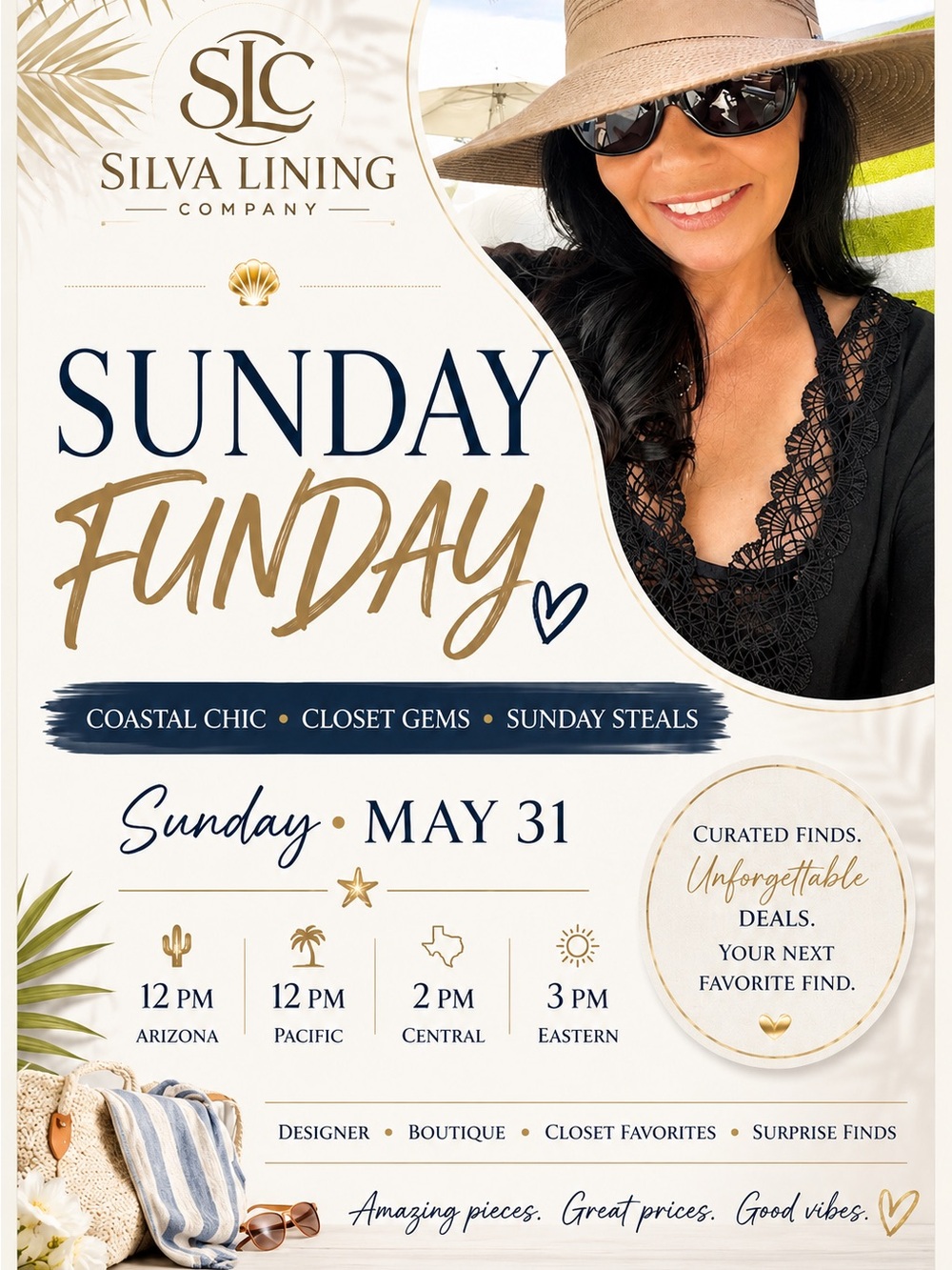 Silva Lining Sunday Funday Graphic Poster